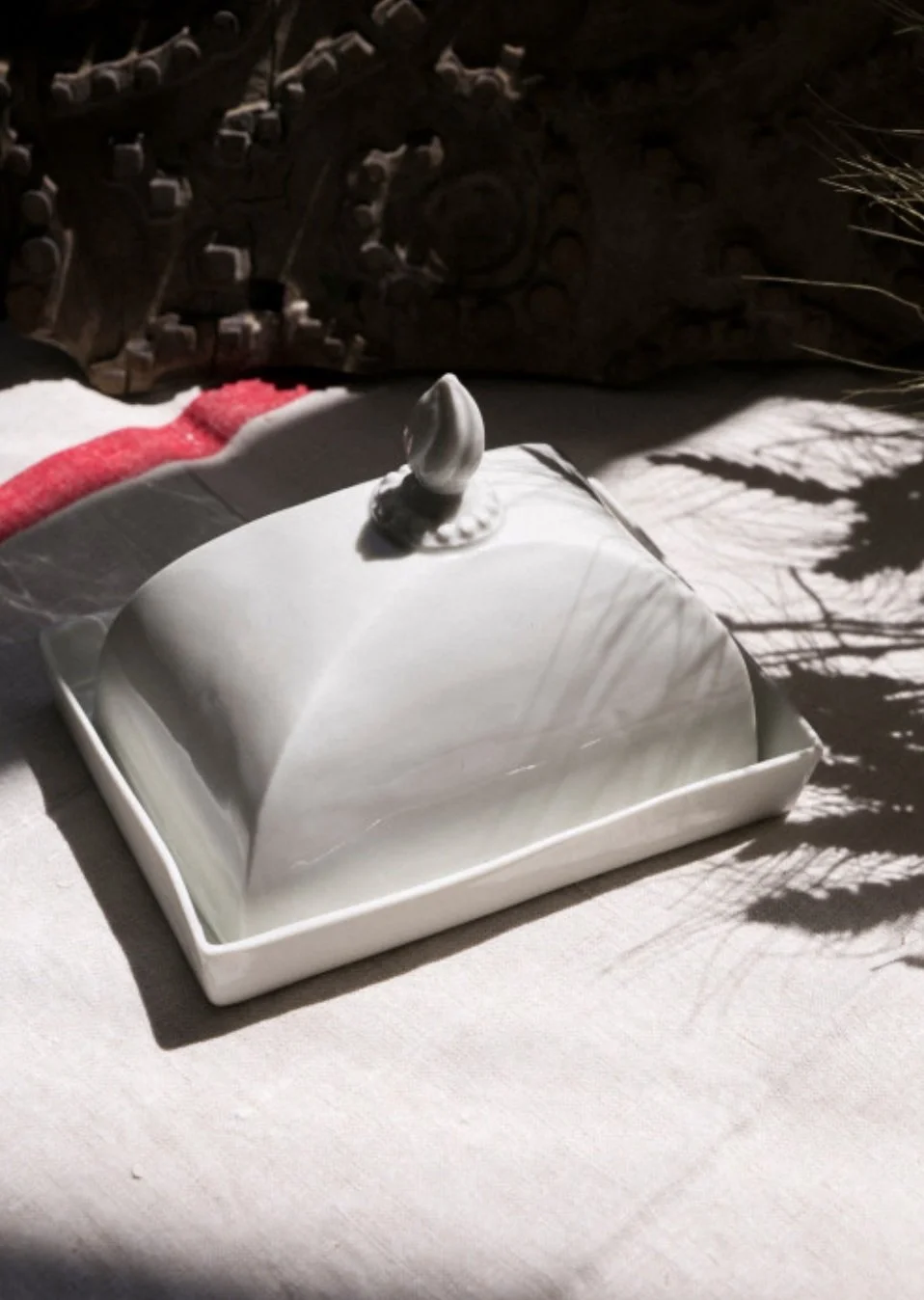 Alix D. Reynis Handmade French Limoges White Porcelain Covered